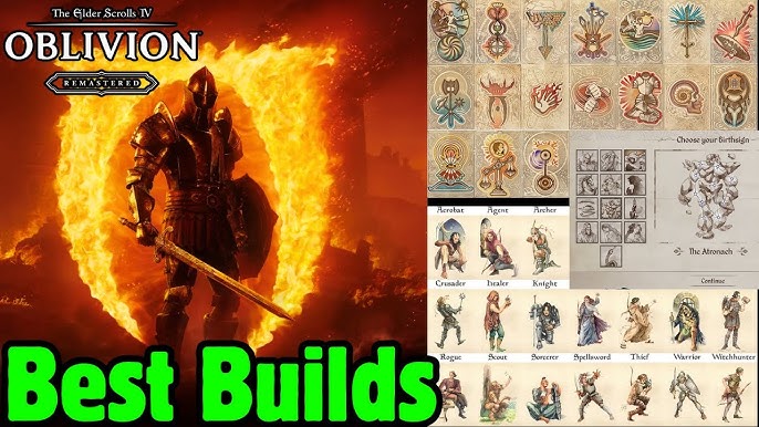 Explore the strongest builds in Oblivion Remastered. Pick the right class for combat, stealth, or magic playstyles.