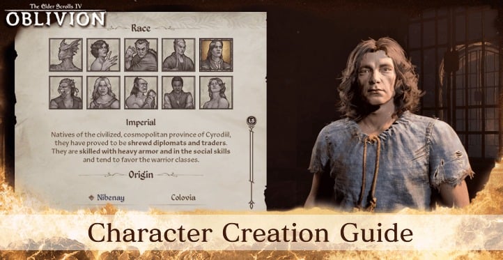 Oblivion Remastered Character Creation Guide