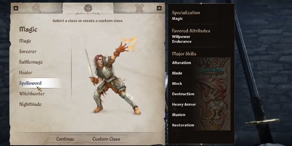 Oblivion Remastered Best Spellsword Build