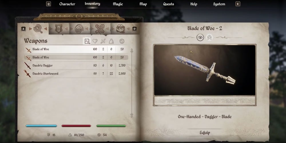 Oblivion Remastered Best Dagger and How to Get
